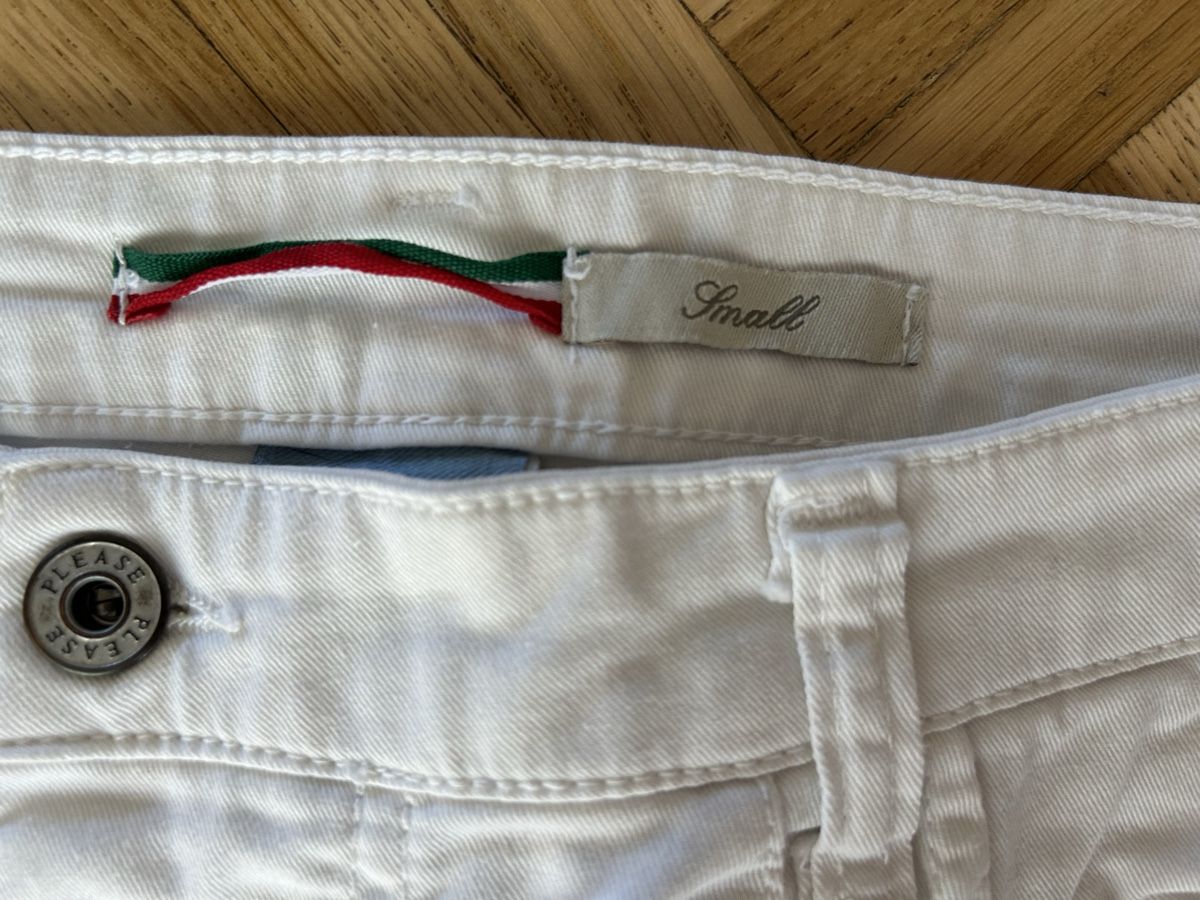 Please Jeans Pantaloni: Pantalons PLEASE taille S blanc  – Usato da Gorgier venduto da hcaroline4 2