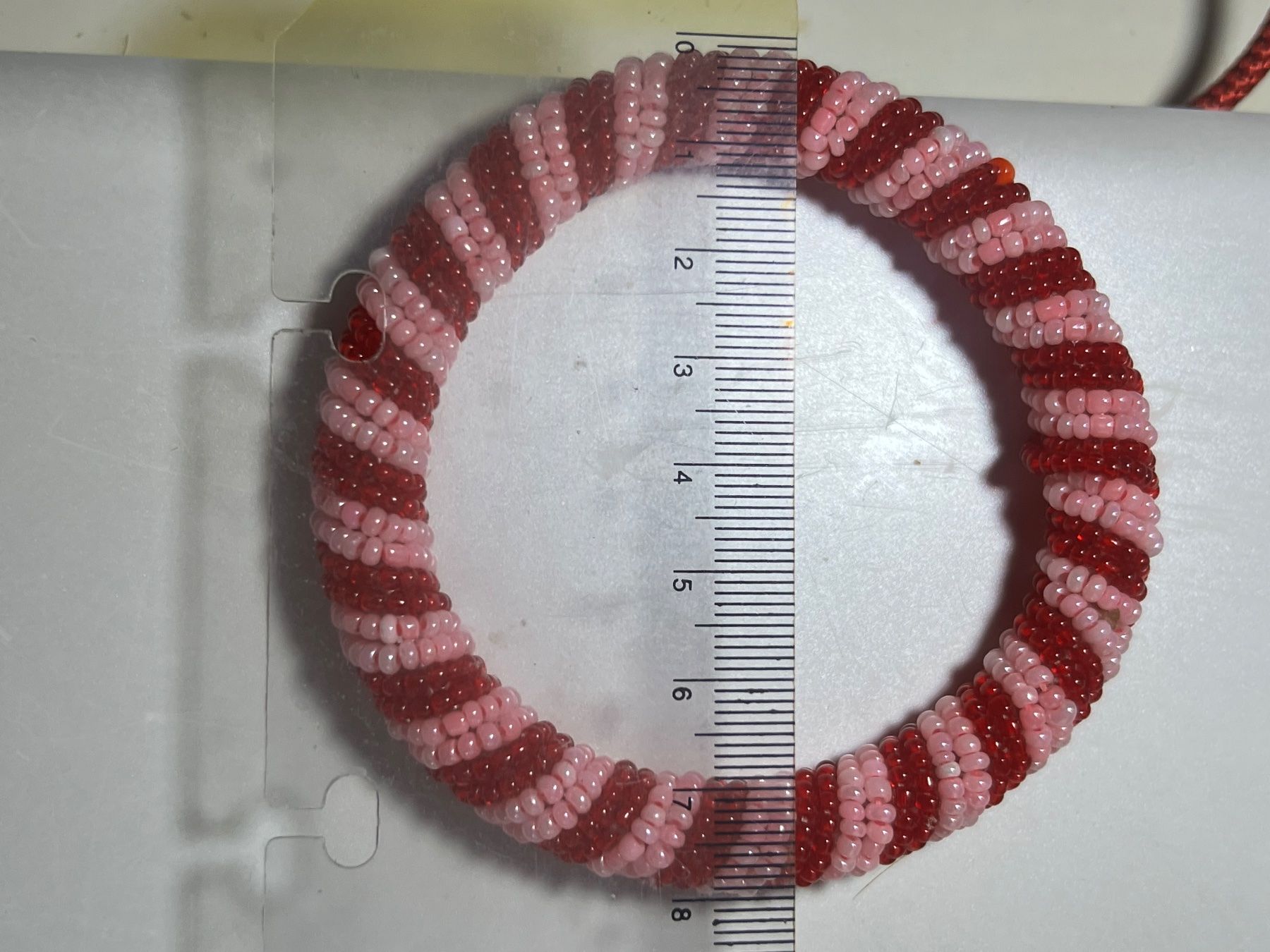 Armbänder & -reifen: Armband Perlen Rot Rosa Handgemacht – Neu (gemäss Beschreibung) aus Bremgarten b. Bern von barny2