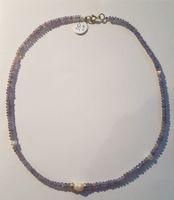 Tanzanit Perle Kette