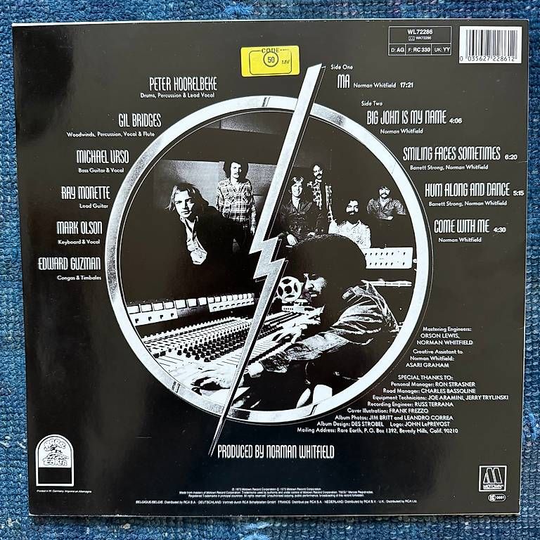 RARE EARTH MA - LP Funk Psych 1973 - N. Whitfield - Original (Gebraucht ...