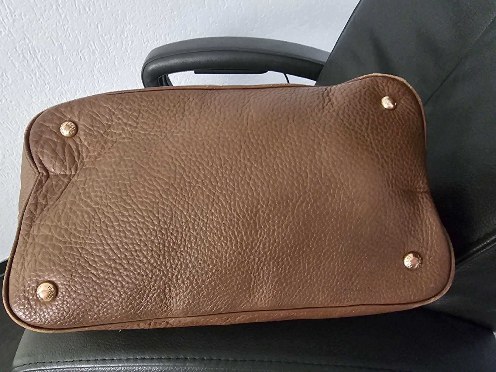Prada Borse da donna: Prada Leder-Tasche Dunkelbraun – Usato da Zunzgen venduto da Fleksi 4