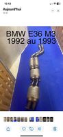 BMW E36 M3 catalyseur en 3 parties