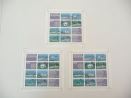 1978  Gedenkblock LEMANEX  /  3 verschiedene Stempel
