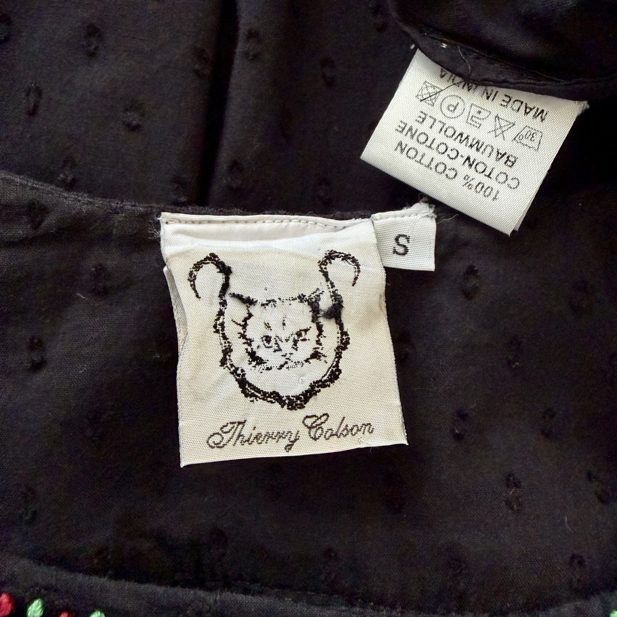Kleider: Thierry Colson Embroidered Cotton Dress – Neu (gemäss Beschreibung) aus Emmen von Colette-Juliette 9