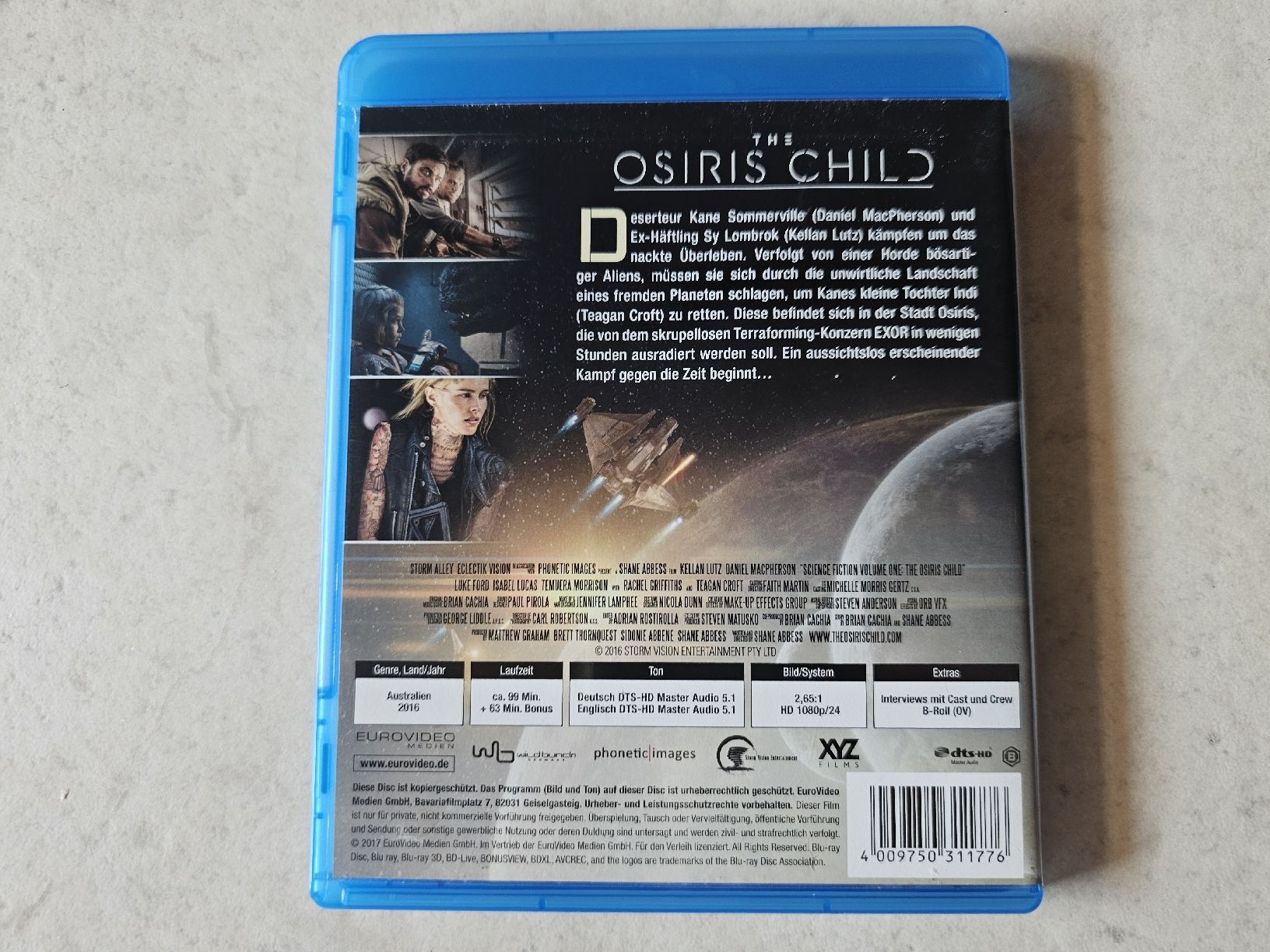 Alle DVDs: The Osiris Child  /  Bluray – Gebraucht aus Schneisingen von backstore24 1