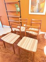 Vintage 4 Stück Teak Stühle