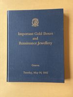 Rarität! Christie's Katalog: Gold, Schmuck, Genf 1985