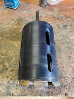 Bohrkrone 102mm, neuwertig mit sechskant oder SDS Adapter