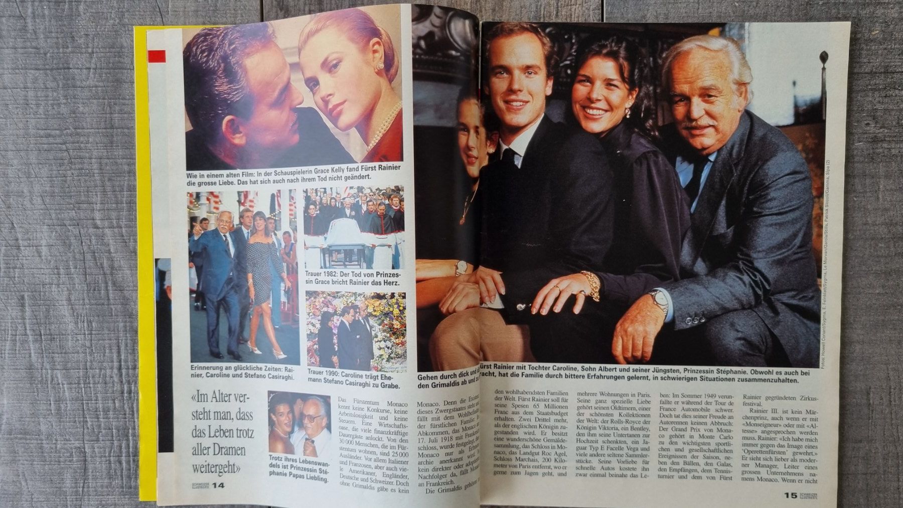 Riviste & Magazine: Schweizer Illustrierte 1993 Rainier von Monaco 70. Geb. – Usato da Bözberg venduto da heinz-d 2