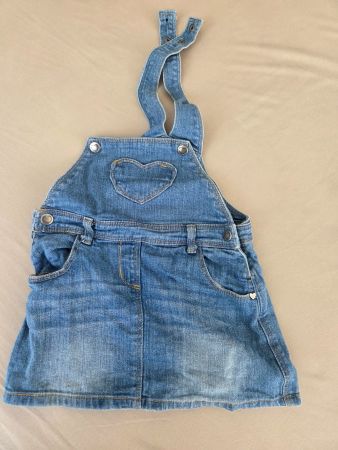 Tolles Jeanskleid von Topomini, Grösse 80