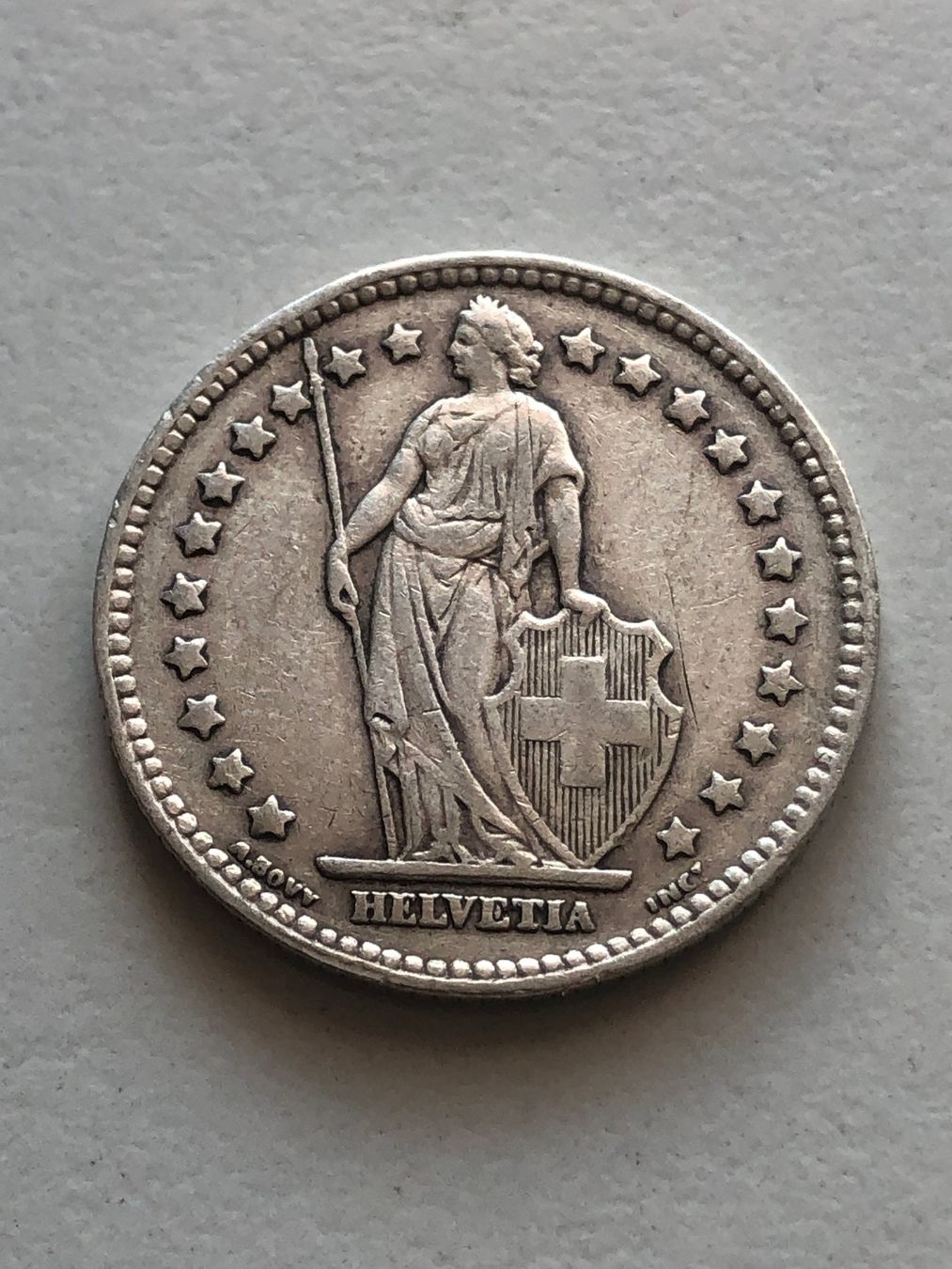 Tutti le monete: 1 Fr. 1914 – Usato da Schötz venduto da Odpa 1