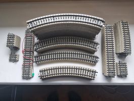 1 lot de 45 rail pour train miniature Märklin H0