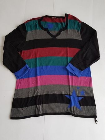 Damen Pullover, gestreift, Grösse XL