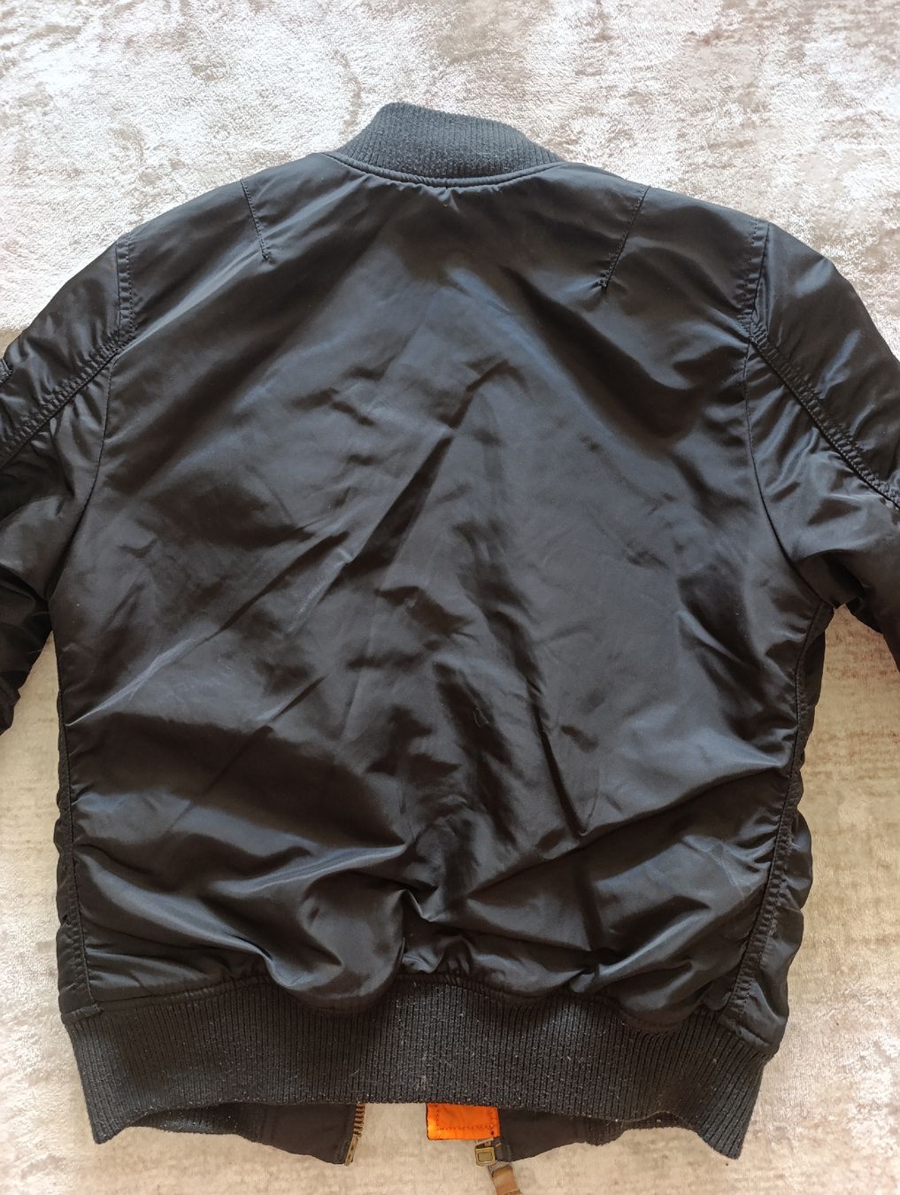 Alpha Industries Vestes: Alpha Industries Bomberjacke schwarz Grösse S  – Neuf (Voir description) à Waltenschwil par Bodensee84 5