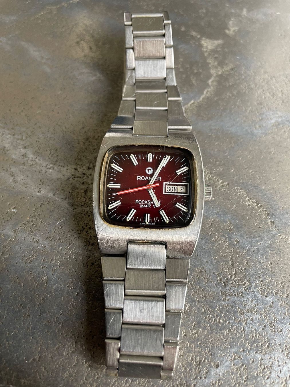 Roamer Montres: Roamer Rockshell Mark V Uhr Gebraucht Modell 482 – D'occasion à Volketswil par rubin74