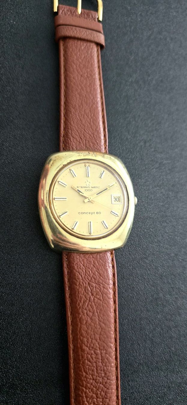 Eterna Uhren: ETERNA MATIC 1000 - DATE Concept 80 MEGA RAR – Gebraucht aus Neftenbach von Taschen-Uhren 8
