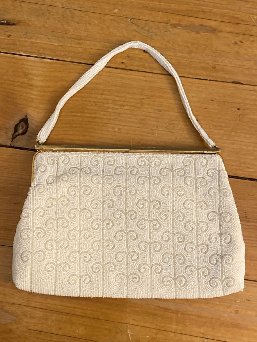Borse da donna: Wunderschöne Vintage Perlen Handtasche, Top Zustand! – Usato da Bern venduto da Gogo_1930 1