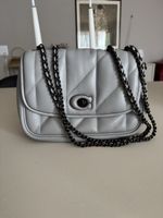 Coach Tasche Leder grau