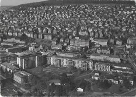 ZÜRICH.  Neuer Kantonsspital  (Fliegeraufnahme)
