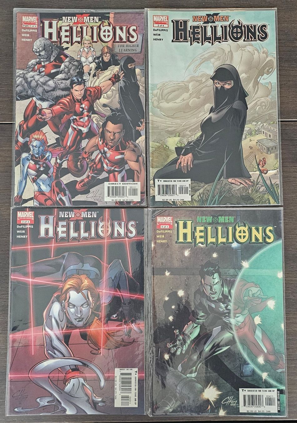 Fumetti: New X-Men Hellions Complete issue #1-4 Marvel Comics – Usato da Meyrin venduto da bigjoejr69