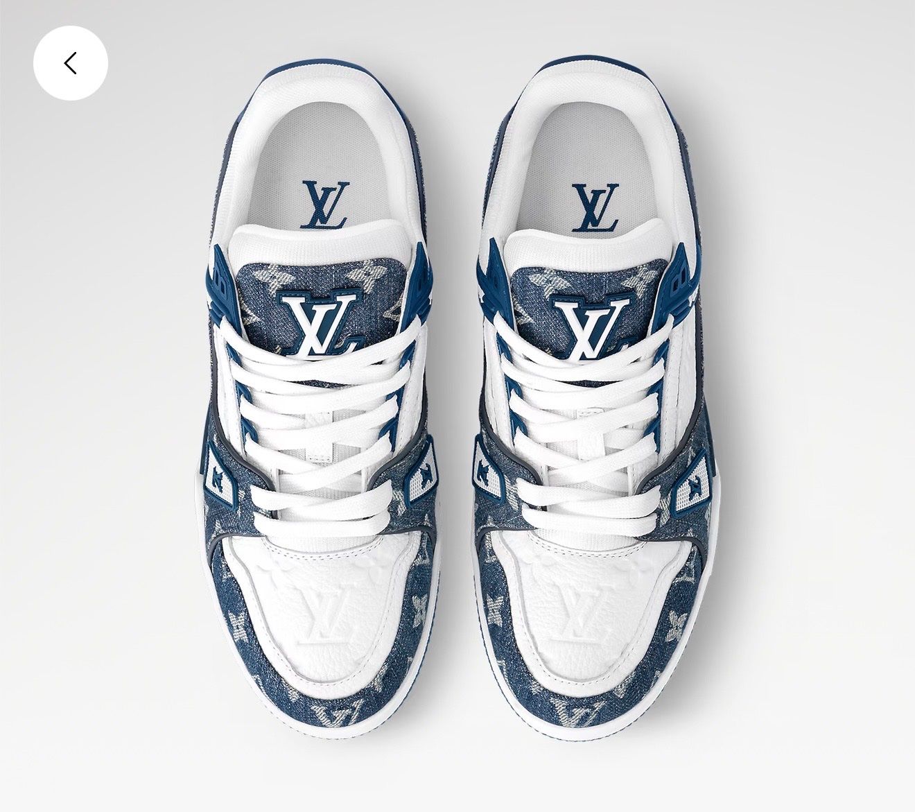 Louis Vuitton Herrenschuhe: Louis Vuitton Schuhe Trainer bleu claire – Gebraucht aus Steinhausen von adija1 1