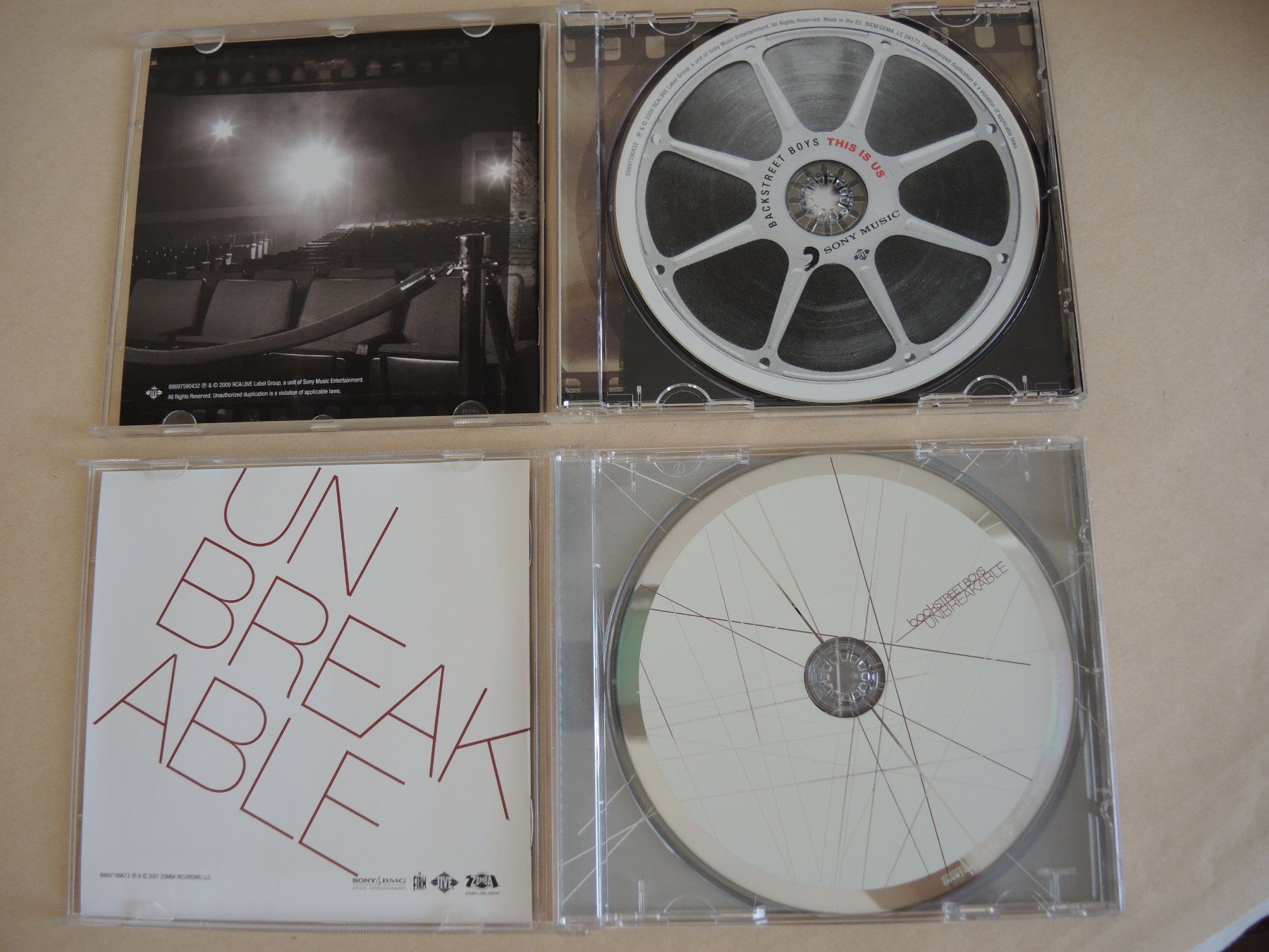 CD: 2 x CD BACKSTREET BOYS THIS IS US - Unbreakable – Usato da Rorschach venduto da maeck8 3