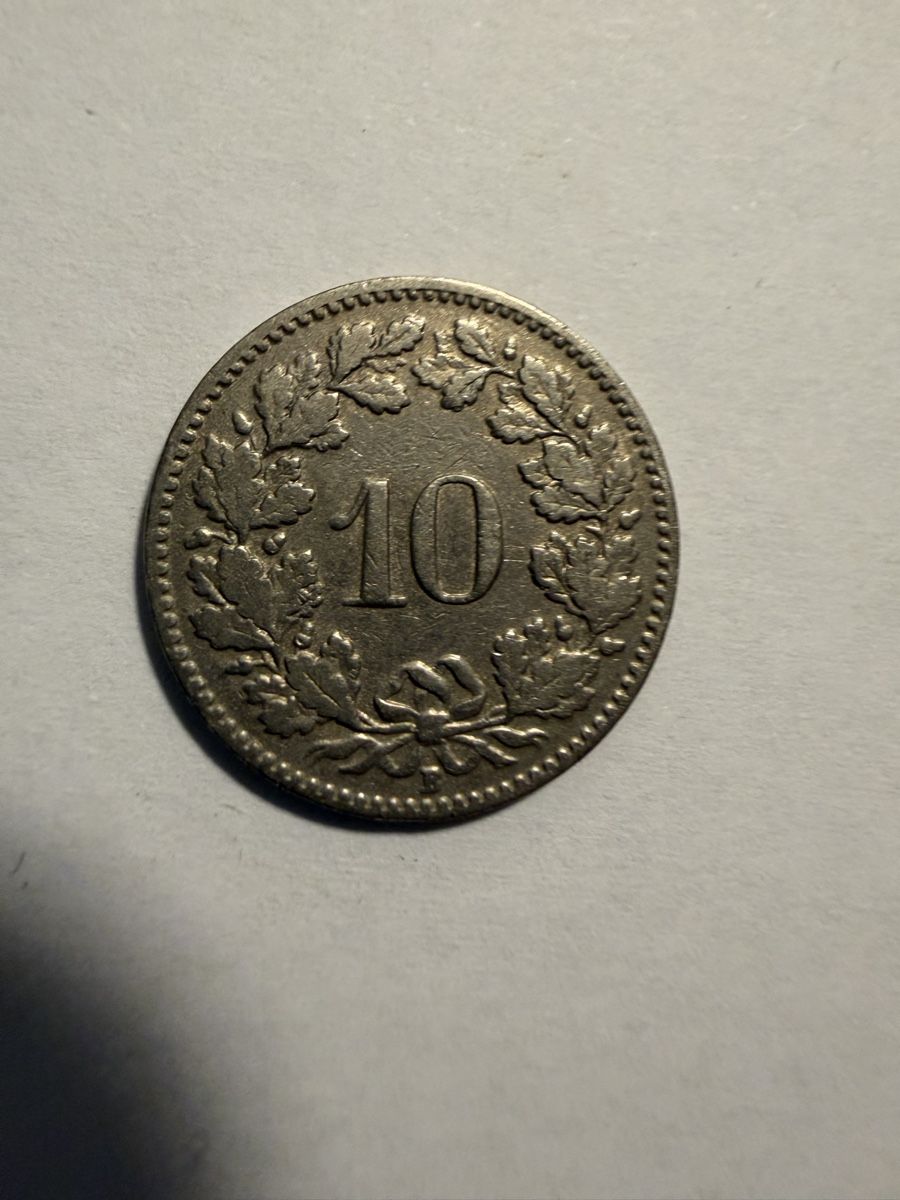 Alle Münzen: 10 cts. 1914 TOP!!! – Gebraucht aus Breganzona von Sandro003