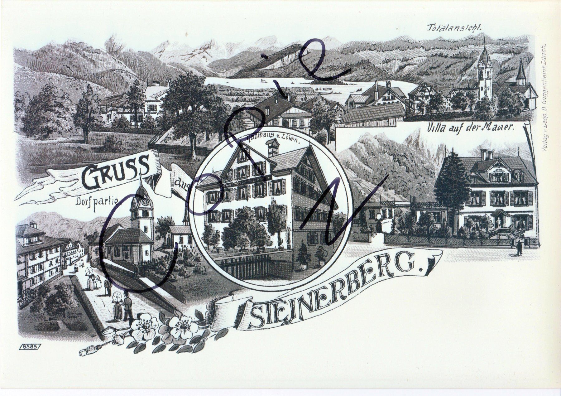 Cartoline postali: Steinerberg – Usato da Fällanden venduto da Blausegelfliege