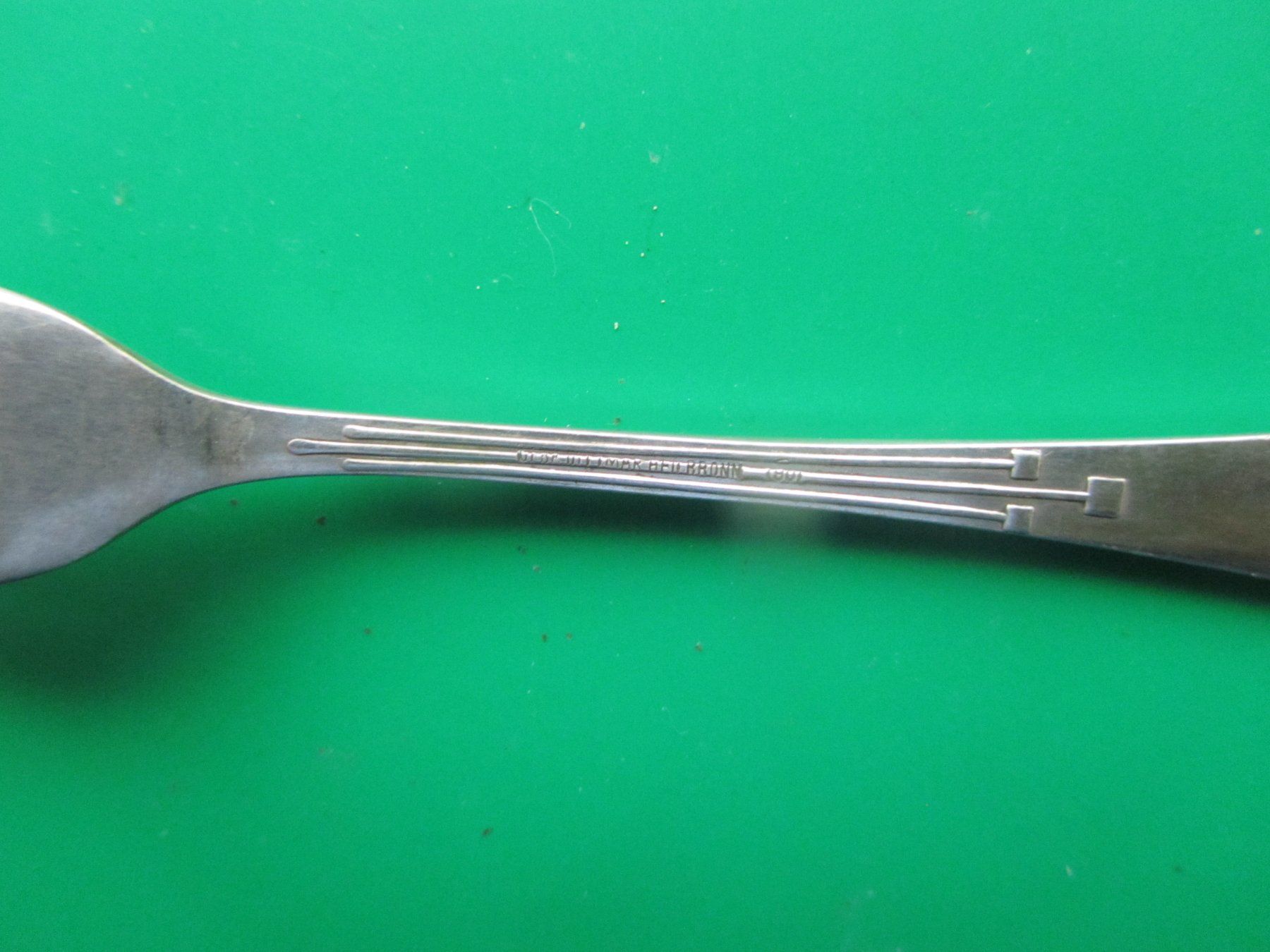 Set di posate: Jugendstil Dessert Gabel-Heilbrönn um 1920 – Usato da Luzern venduto da Lucernauno 3