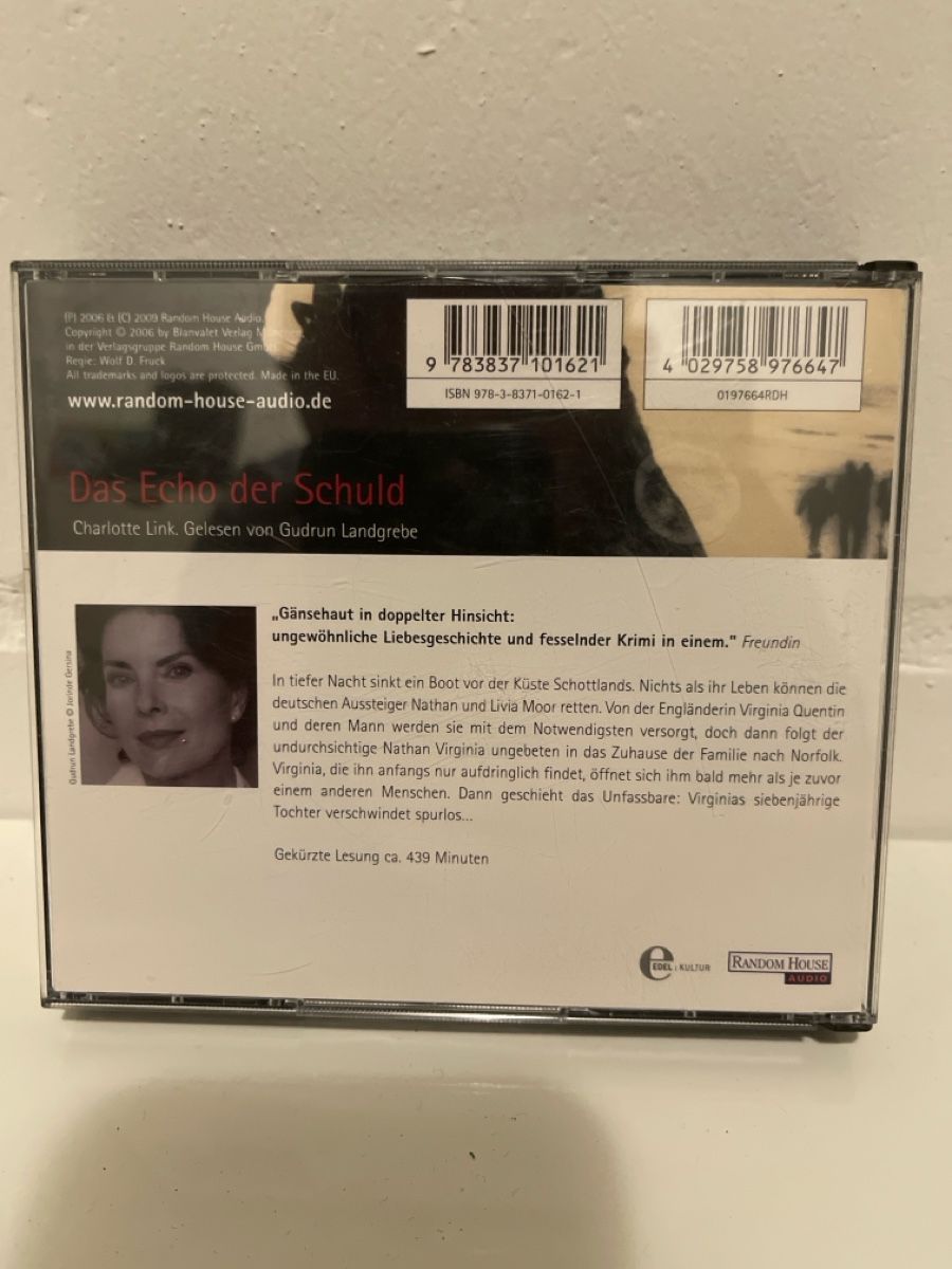 Hörbücher: Charlotte Link Das Echo der Schuld 6 CD Thriller – Neu (gemäss Beschreibung) aus Unterkulm von AnoliOccasion 1