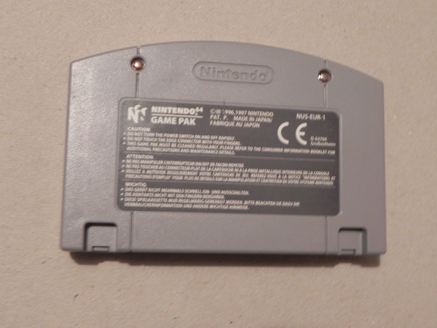 Nintendo Giochi: Nintendo 64 Modul Spiel Game Road Rash 64 – Usato da Siebnen venduto da krimsie 1