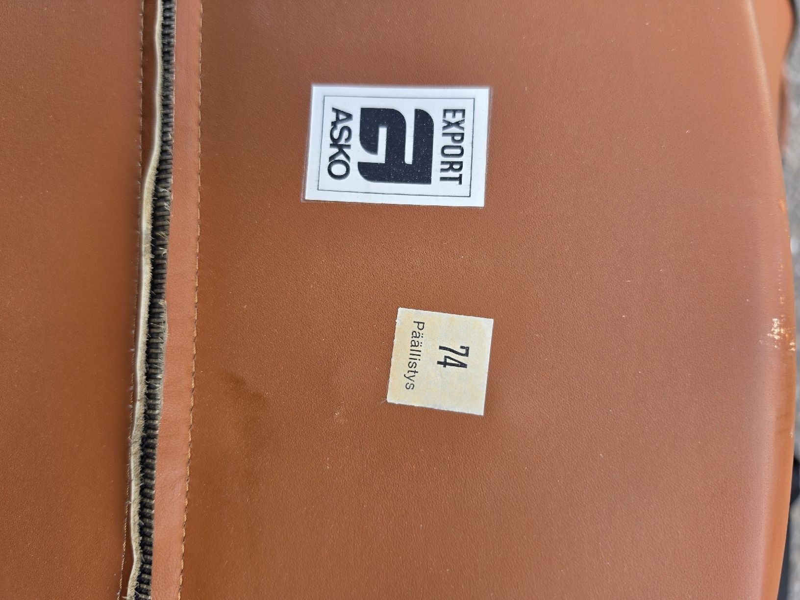 Sessel: Sessel mit Hocker braun Leder ASKO Export 74 gebraucht – Gebraucht aus Mettlen von elios0888 6