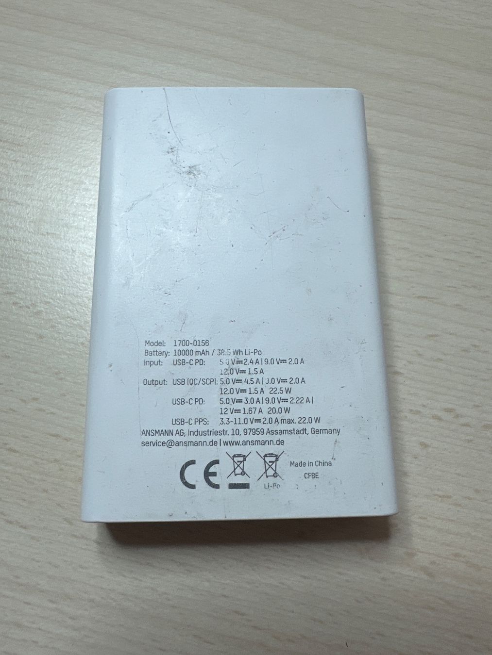 Batterie: Powerbank 22.5W mit Ladekabel – Usato da Herrliberg venduto da Sandro_007 3
