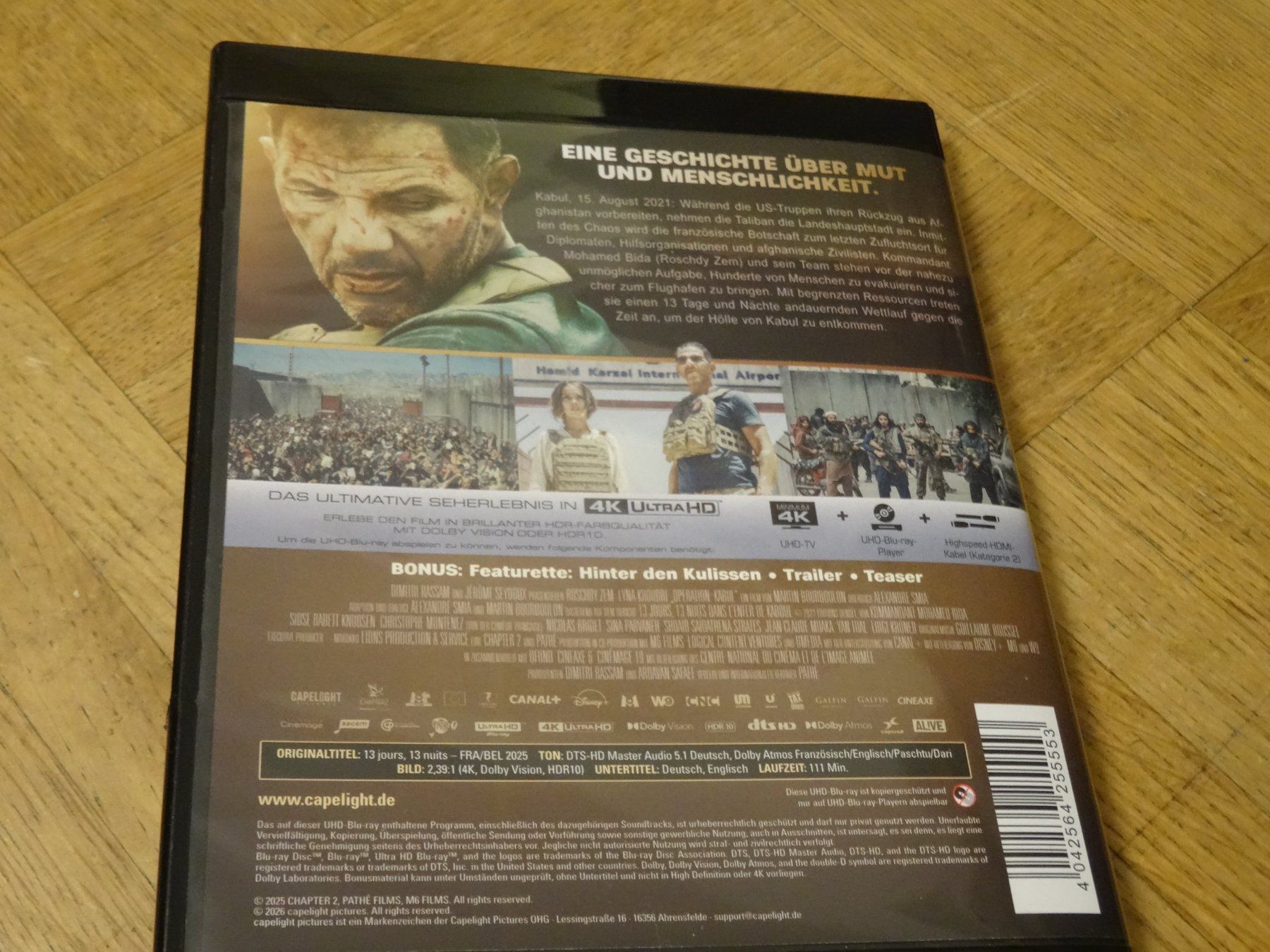 Tutti i DVDs: Operation Kabul Blu-ray 4K UHD ULTRA HD – Usato da Olten venduto da Disc-Verkauf 2
