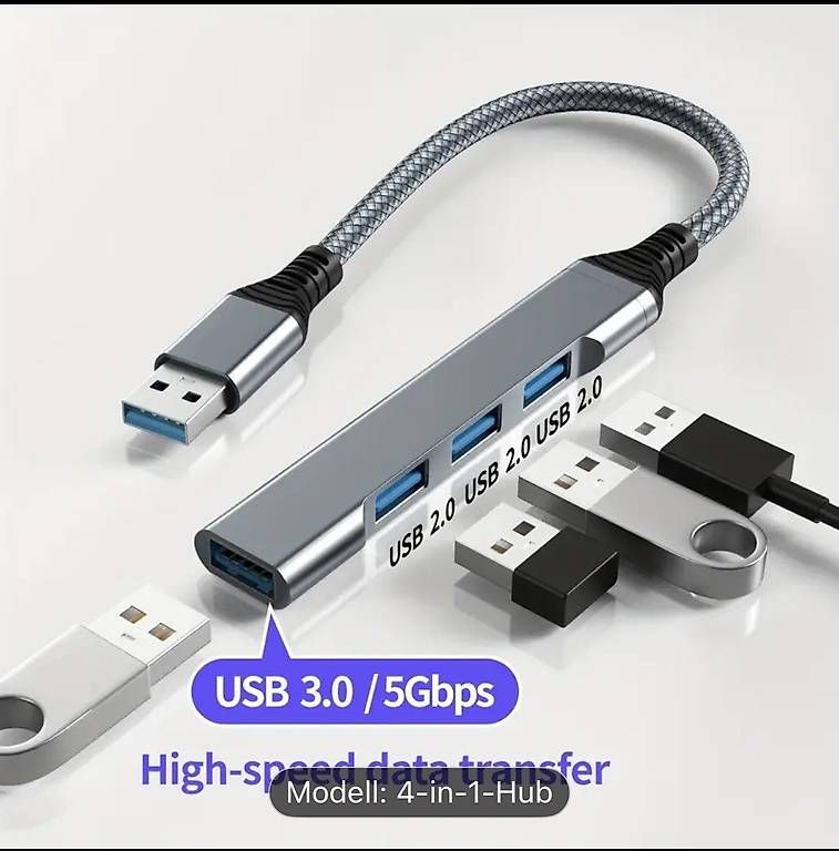 Hubs & Switches: Neuer USB-Verteiler und Hub – Neu und originalverpackt aus Altenrhein von marcow313 1