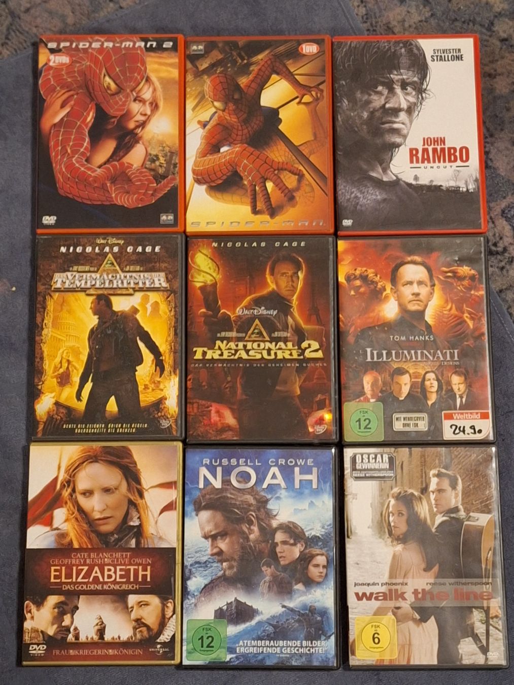 Tutti i DVDs: 9 tolle Filme auf Dvd – Usato da Balsthal venduto da roh_dt72