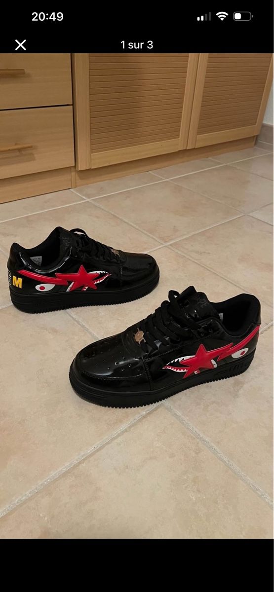 Scarpe da uomo: Bapesta black (Rep) – Nuovo (secondo la descrizione) da Couvet venduto da car_s22h