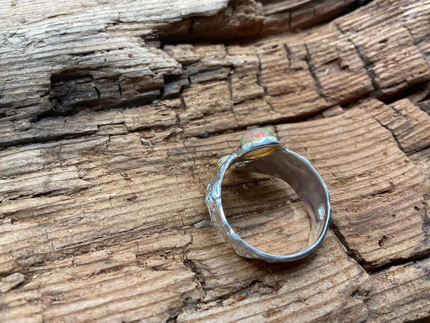 Anelli: Super Design Opalring aus Sterlingsilber, Gr.56 – Nuovo (secondo la descrizione) da Luzern venduto da S.Kern01 3