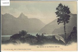 Lauerzersee - Lac Lowerz et les Mythen - coloriert