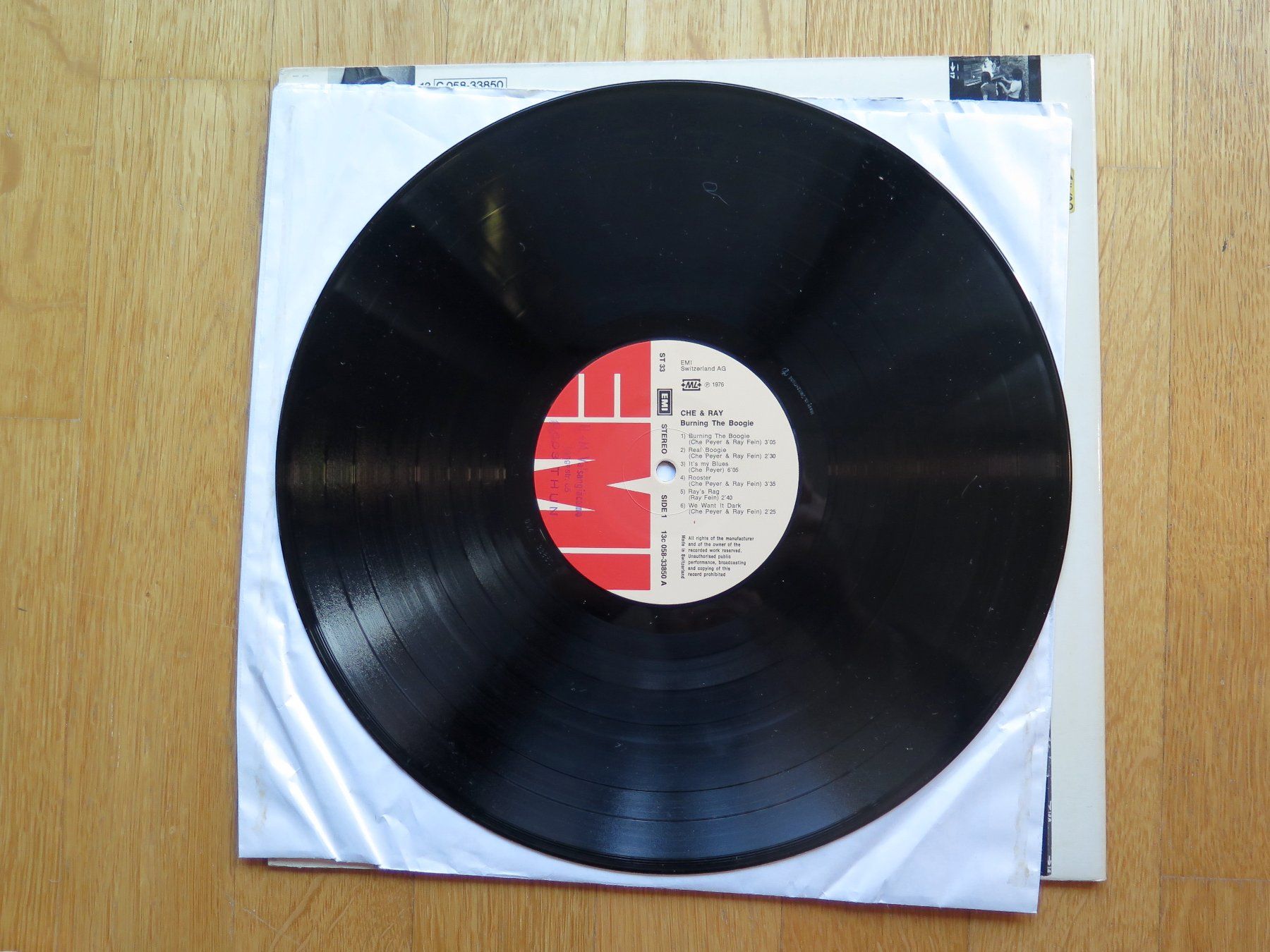 Dischi in vinile: LP CHE & RAY (CH): Burning the boogie, 1976 – Usato da Bern venduto da Balzamico 3