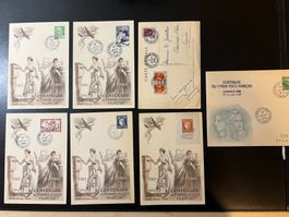 7 cartes / enveloppe CITEX PARIS 1949