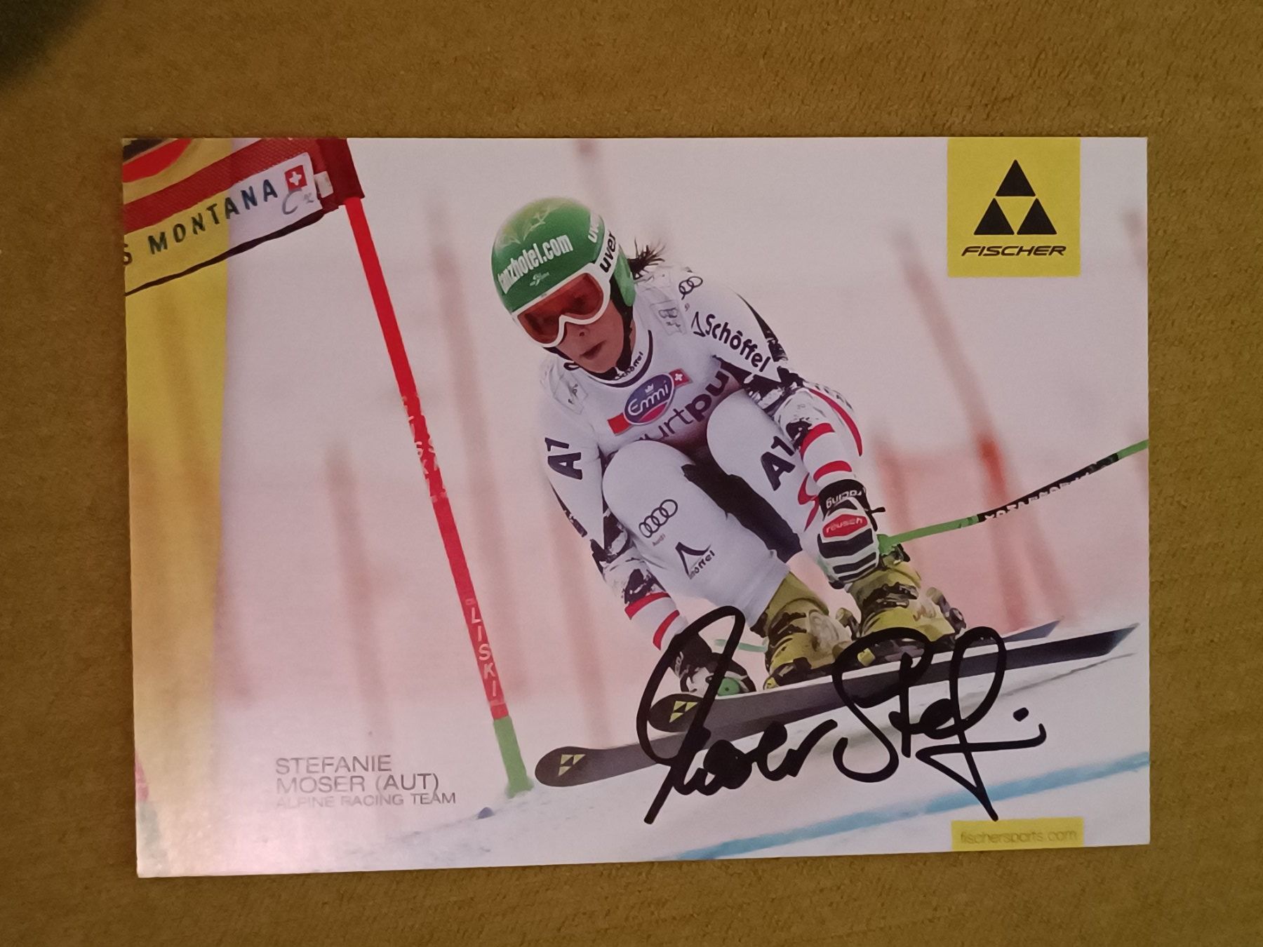 Autogramme: Stefanie Moser - handsignierte Autogrammkarte – Gebraucht aus Menziken von Autogramme
