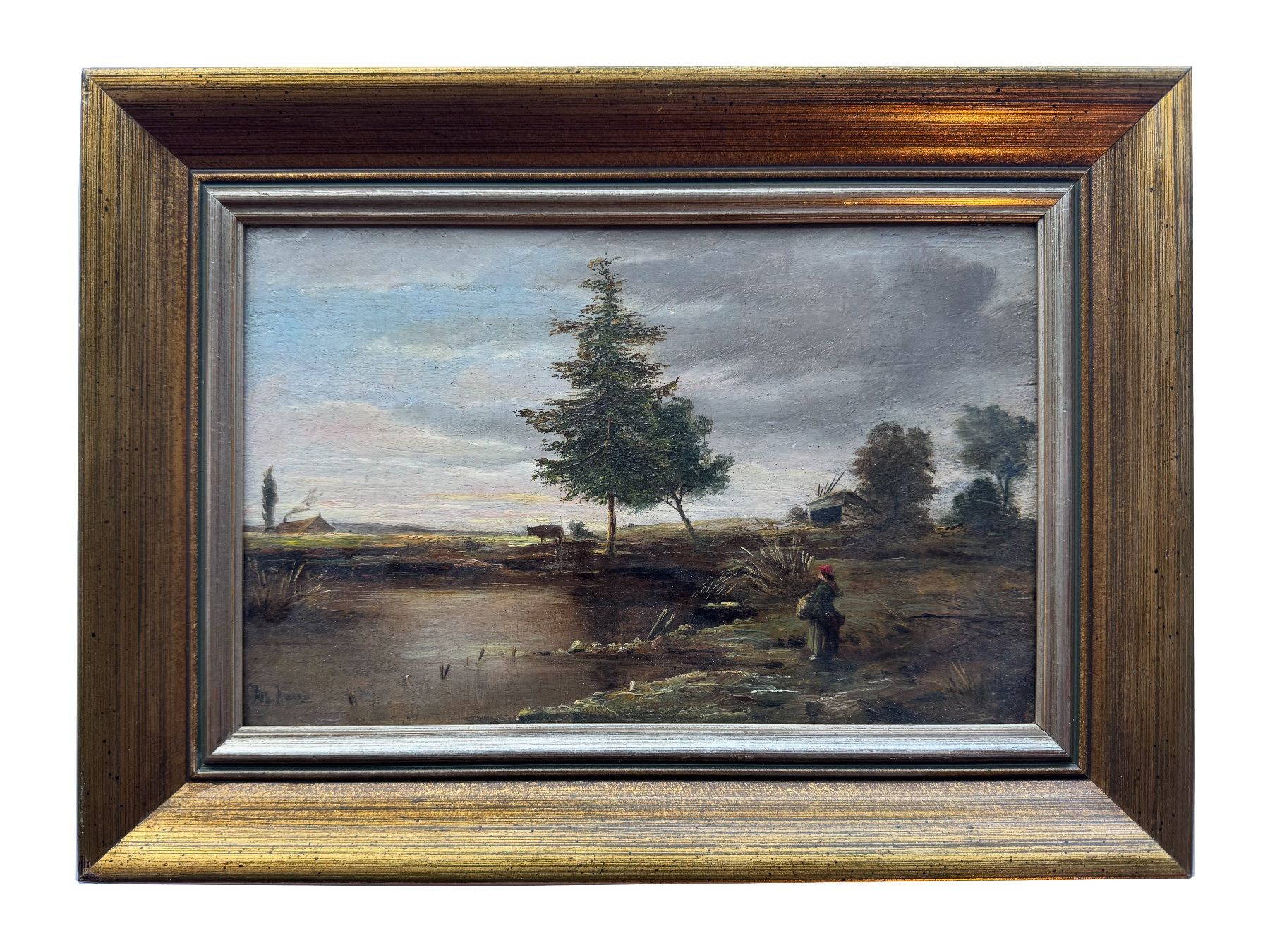 Dipinti: Landschaftsbild mit Staffage – Usato da Domat/Ems venduto da ren_5859