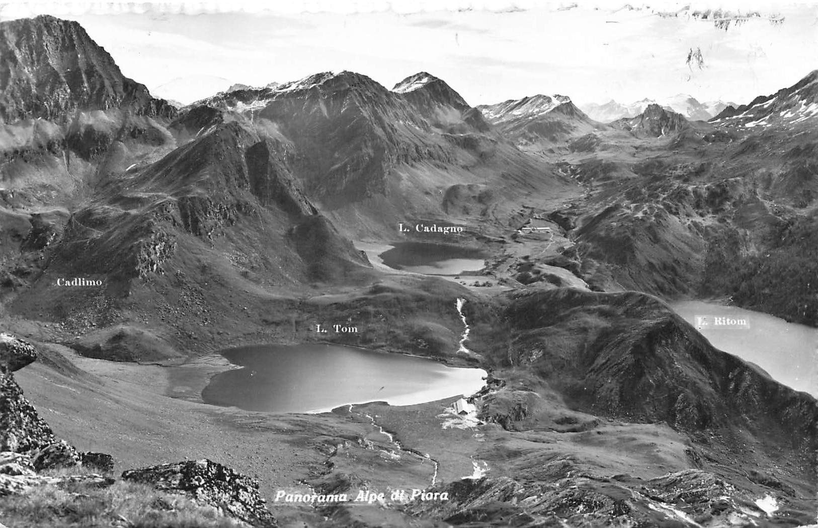 Cartoline postali: Panorama alpe di piora – Usato da Biasca venduto da Blenio71