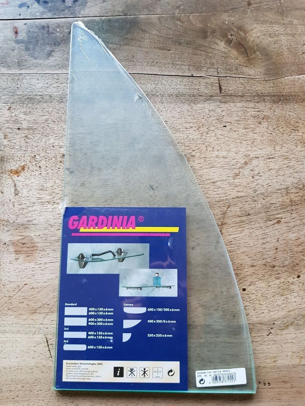 Scaffali: Glastablar geschwungene Form 6mm – Nuovo e nell'imballaggio originale da Wald ZH venduto da Grappe