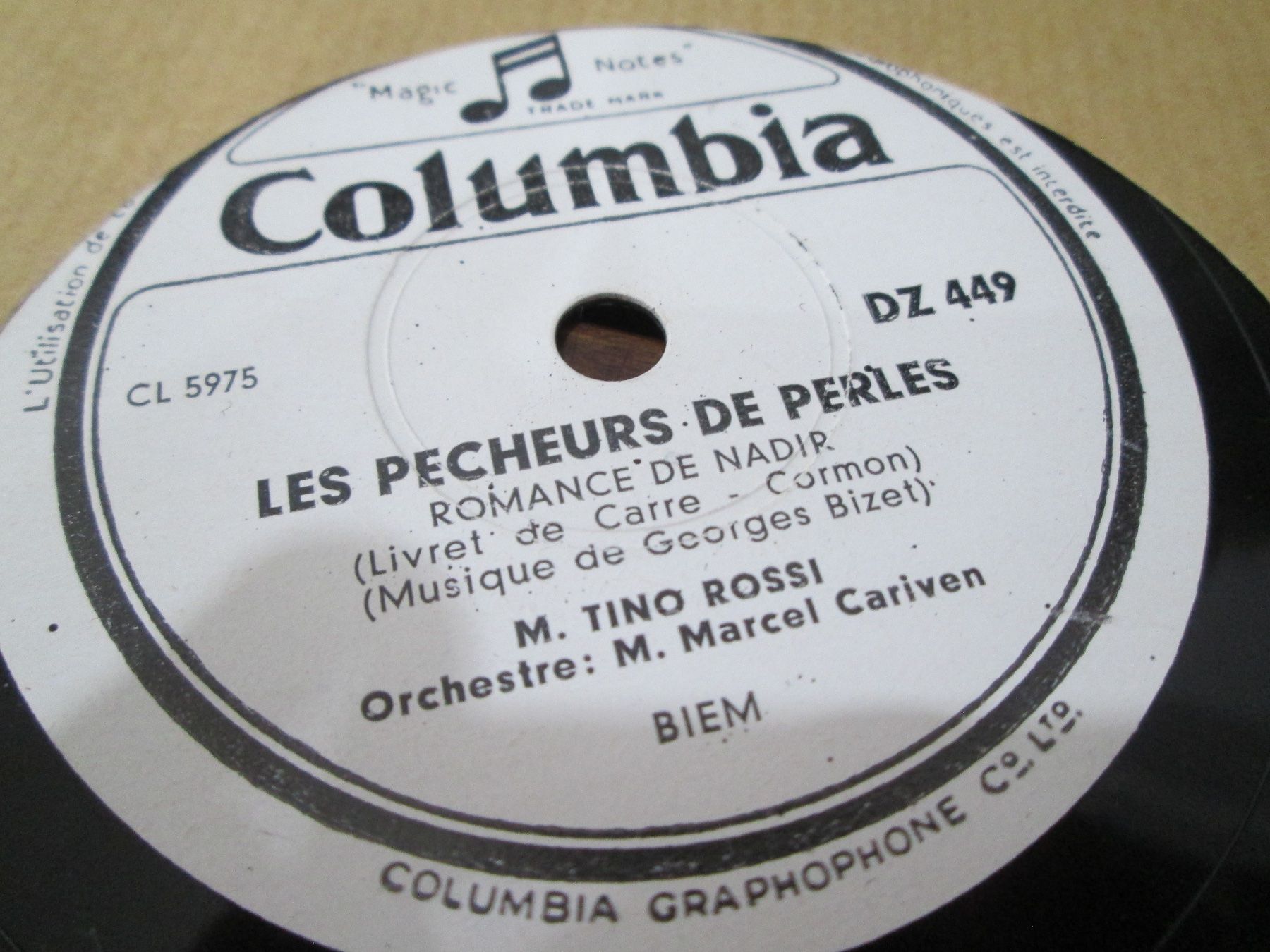 Vinyles: DISQUES 78 TOURS – D'occasion à Lausanne par Leag 9
