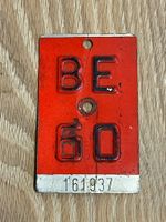 Velonummer BE 60