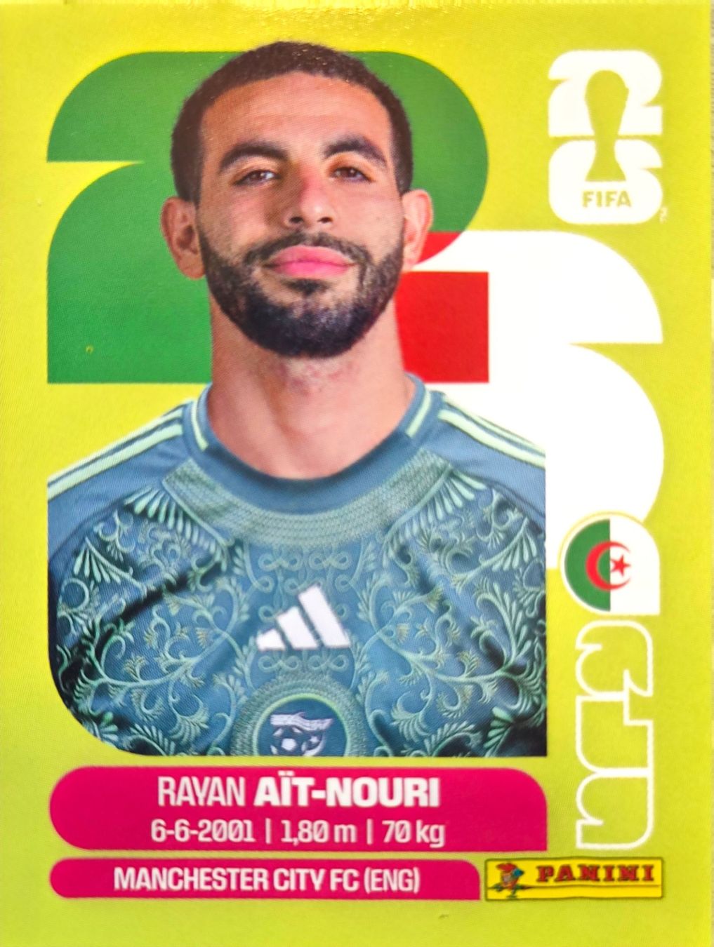 Panini Carte collezionabili: Carte FIFA World Cup 2026 ALG 5 – Usato da Clarens venduto da rim_g98y