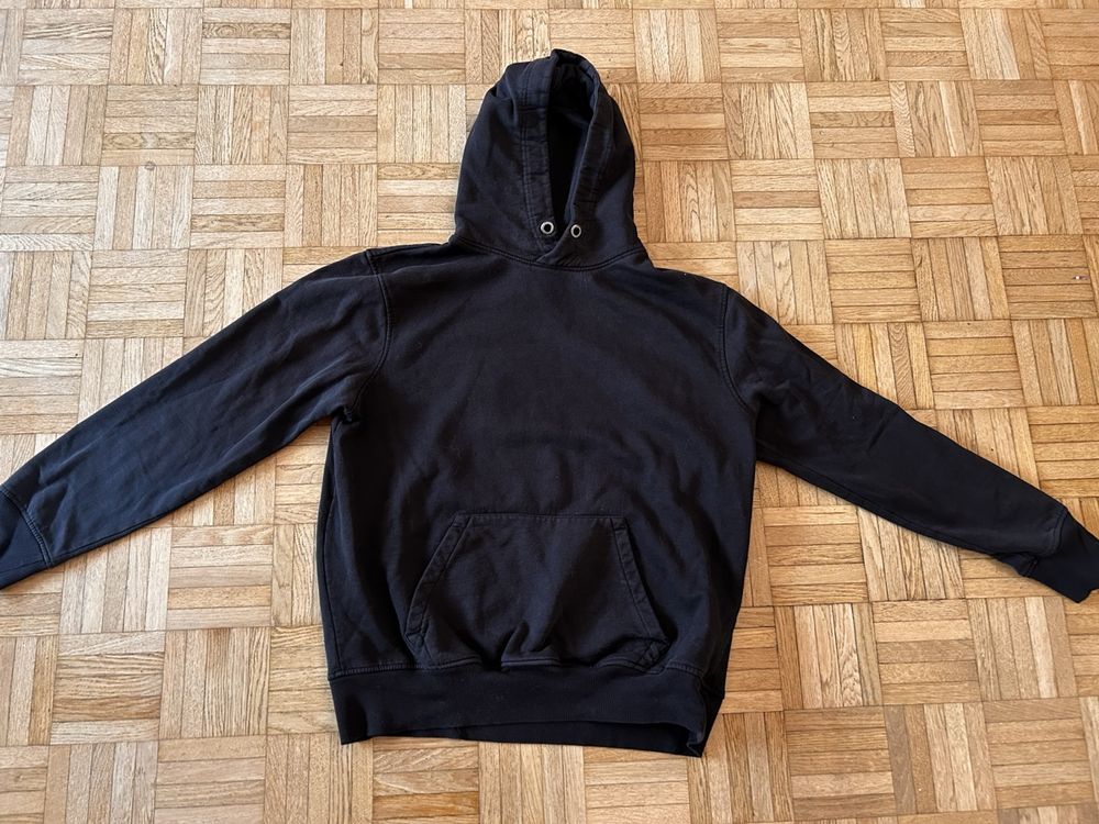 Hoodie schwarz basic  1