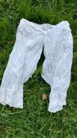 vêtement ancien culotte fendue Höschen Unterwäsche brodé